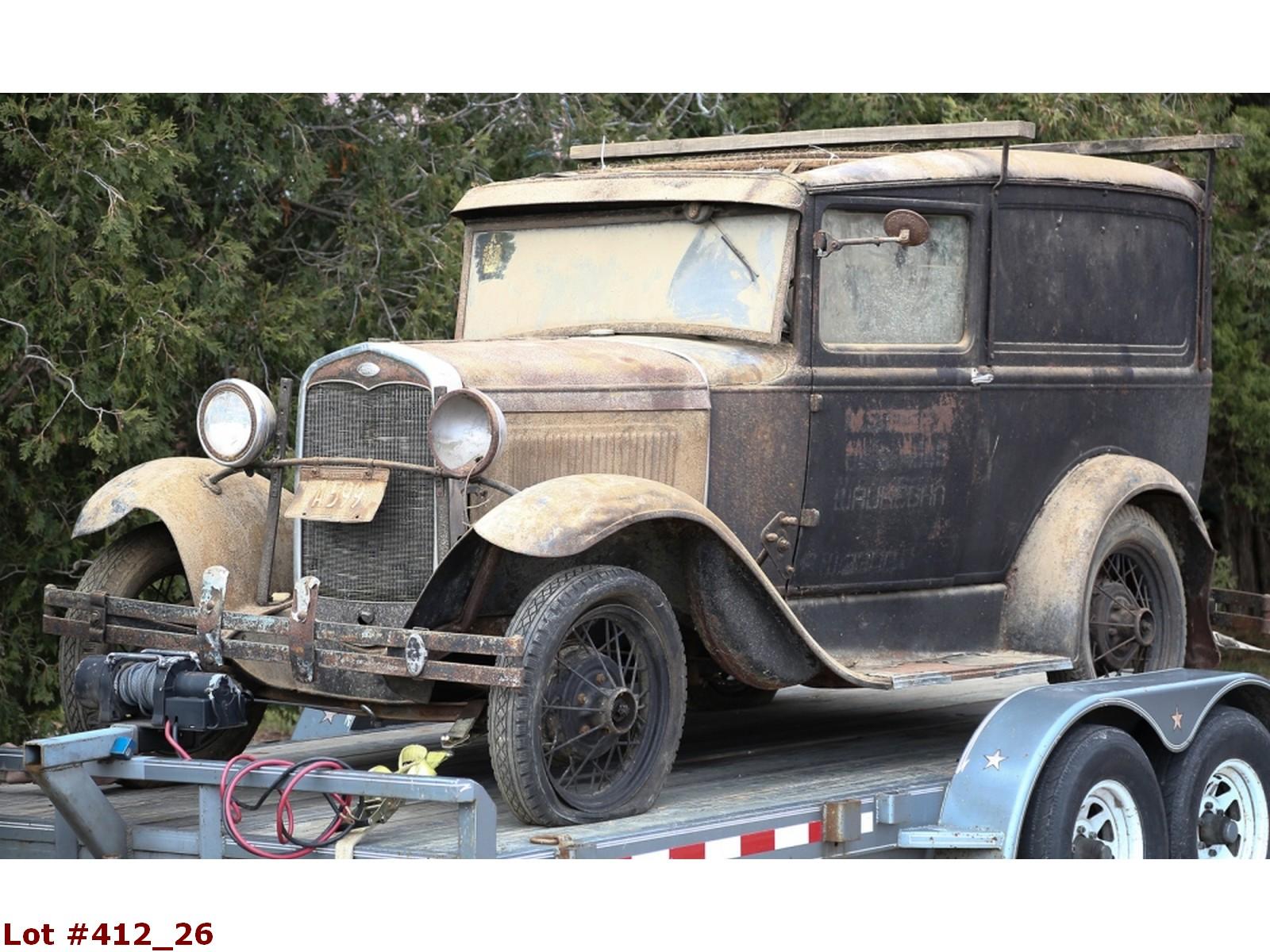 1931 Ford Delivery Sedan - Barn Find!