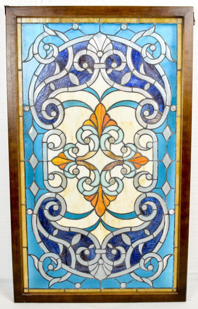 Stained Leaded Glass Window