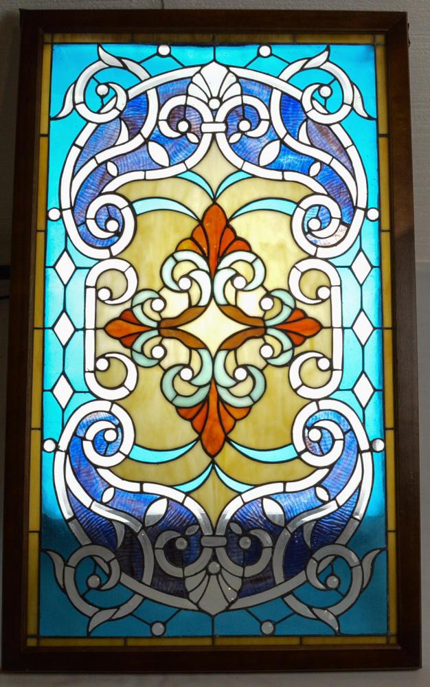Stained Leaded Glass Window