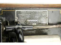 Edison Fireside Cylinder Phonograph w/Horn