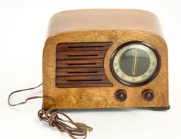 Firestone, Emerson (2) Wood Radios