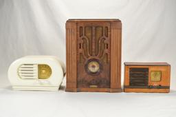 Philco, Coronado, & Emerson Wood Radios