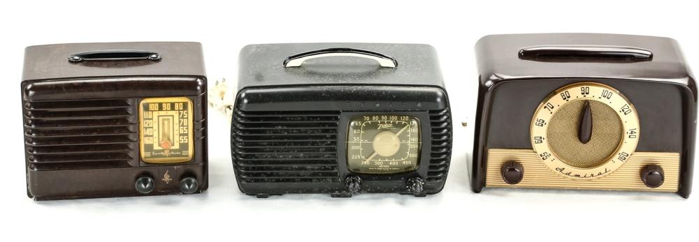 Zenith, Emerson, & Admiral Radios