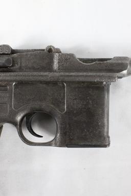 Mauser C96 Pistol w/ Red 9 Grips