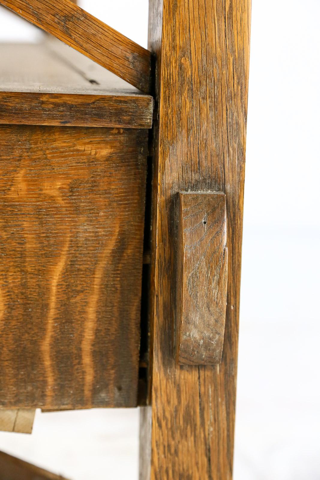 Convertible Oak Coffee Table Bench