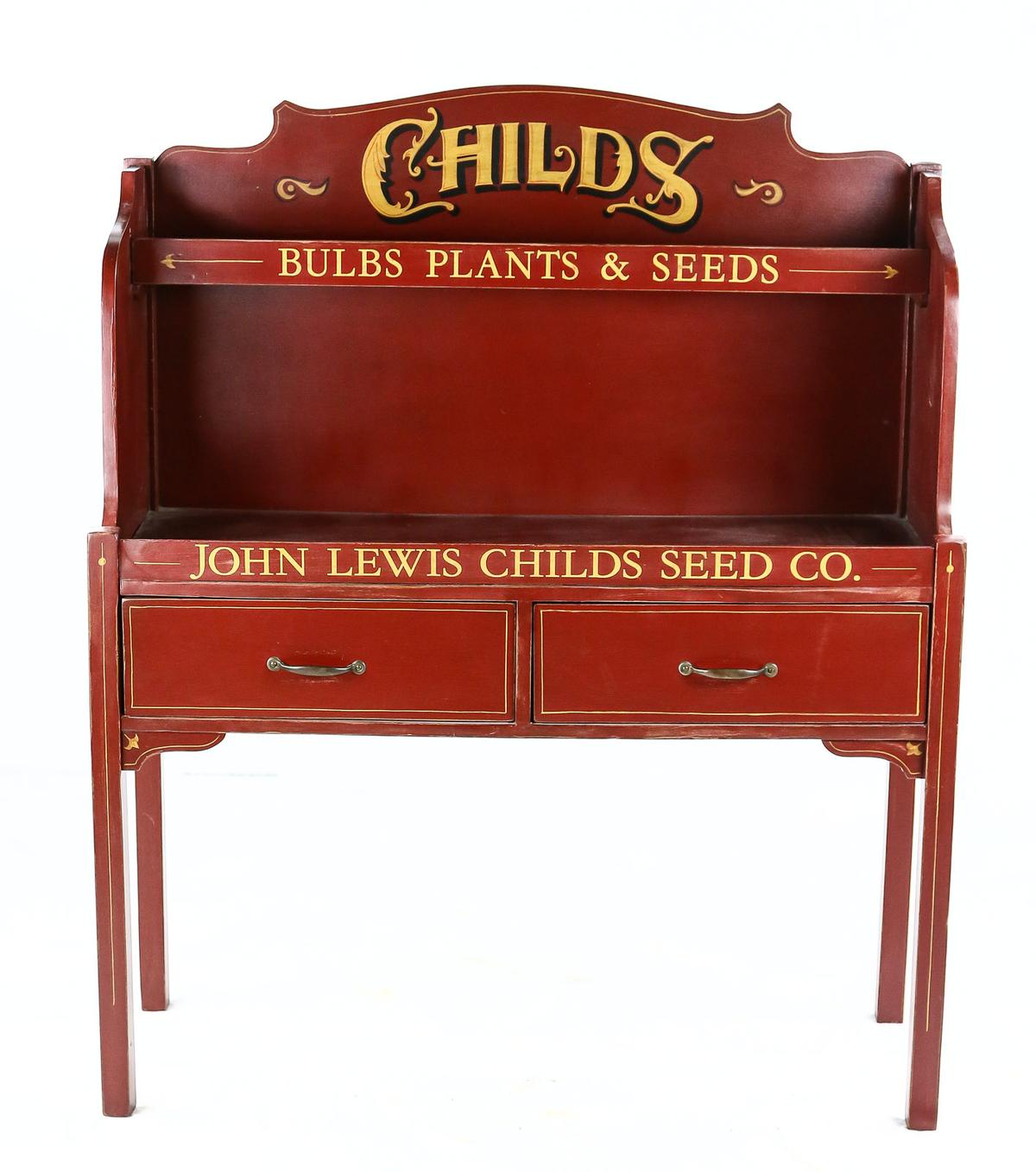 John Lewis Childs Seed Co. Display Stand