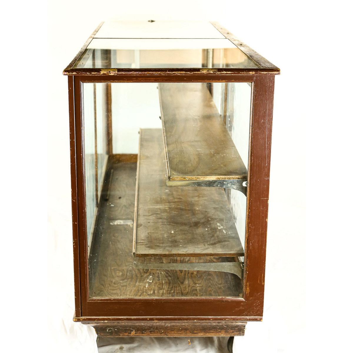 Oak Glass Shelf Case