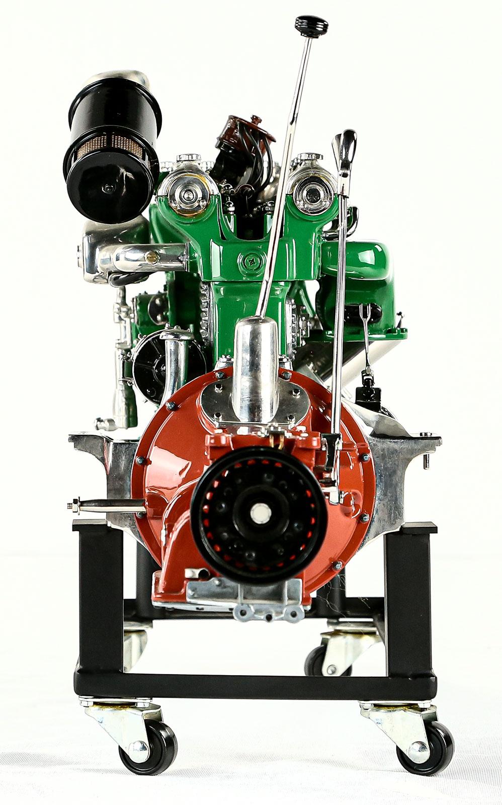 Duesenberg Â¼ Scale Engine on Stand