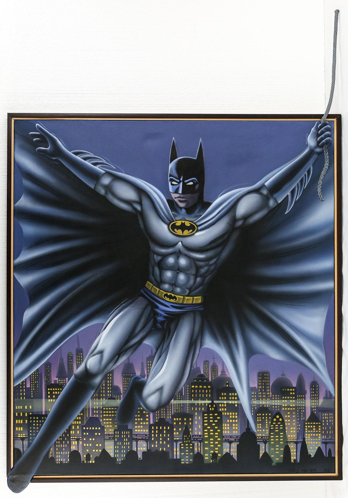 Original Batman Oil Painting