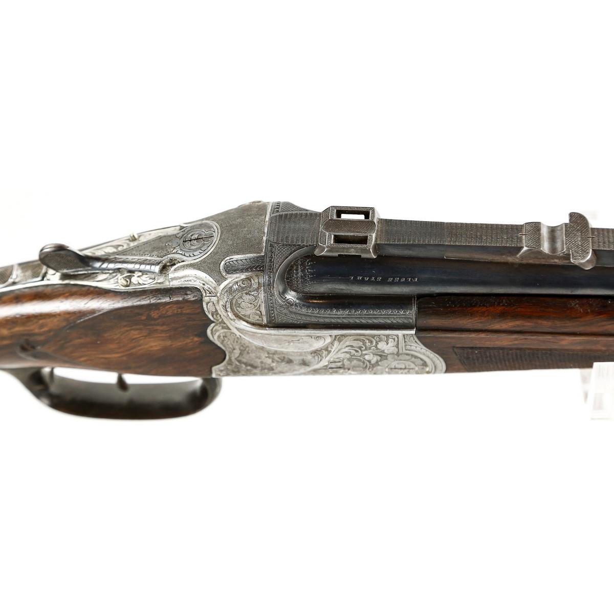 Carl Kornis Leipzig O/U Combination Gun