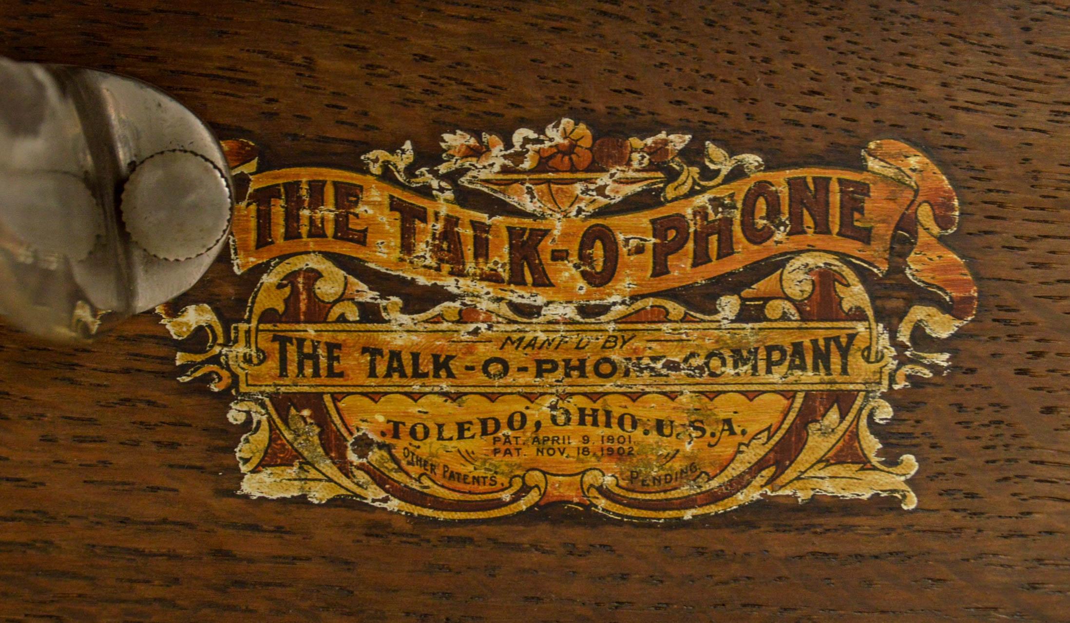 Talk-A-Phone w/Brass Bell Horn