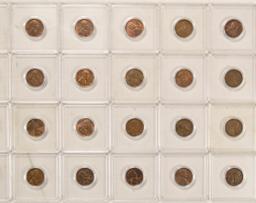 Lot of 40 Carded Wheat Pennies