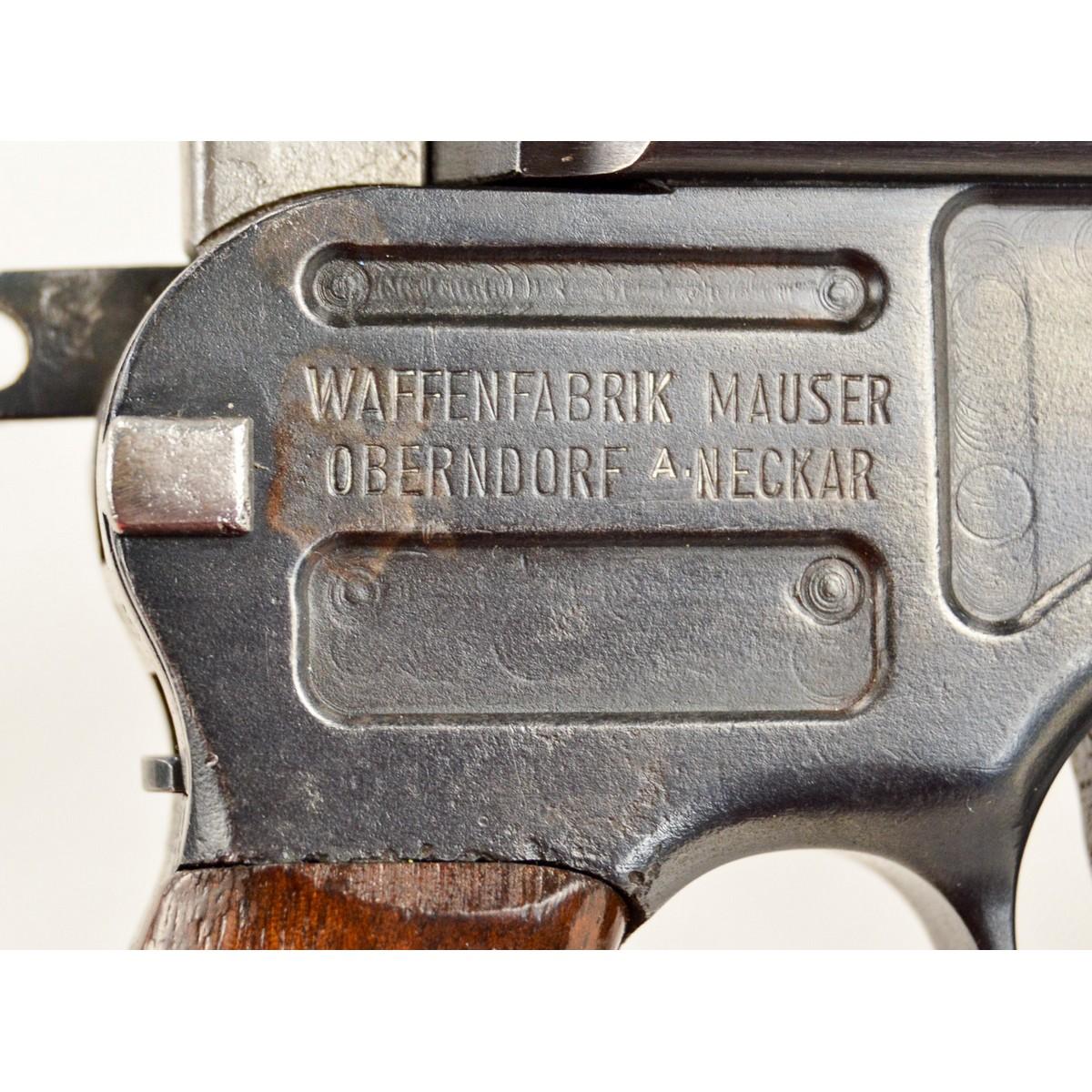 Mauser Broomhandle C-96 9mm Pistol