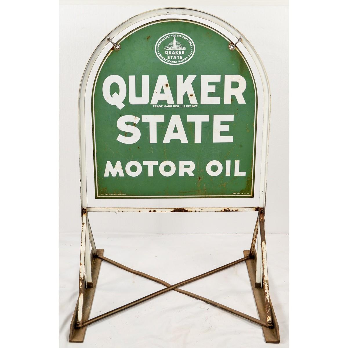 Quaker State Metal Sign