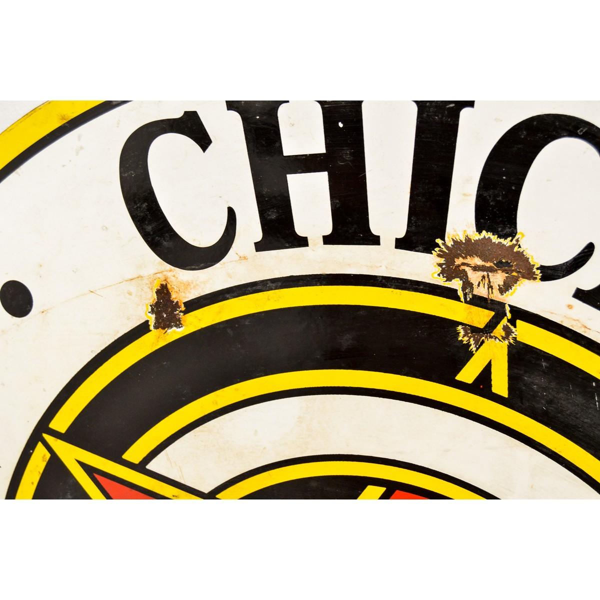 Chicago Motor Club Sign Double Sided