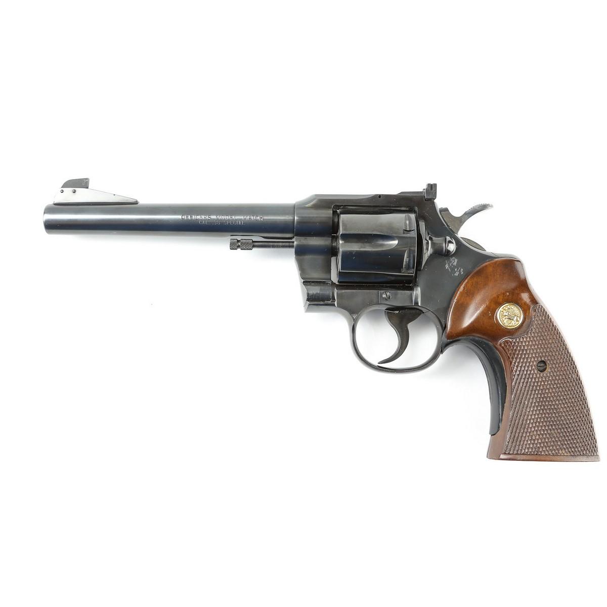 Colt Officer's Model Match .38 Special Revolver