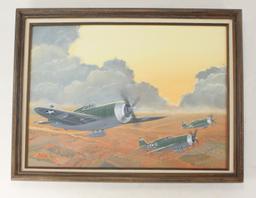 Bob Weiler "Republic P-47D" Painting