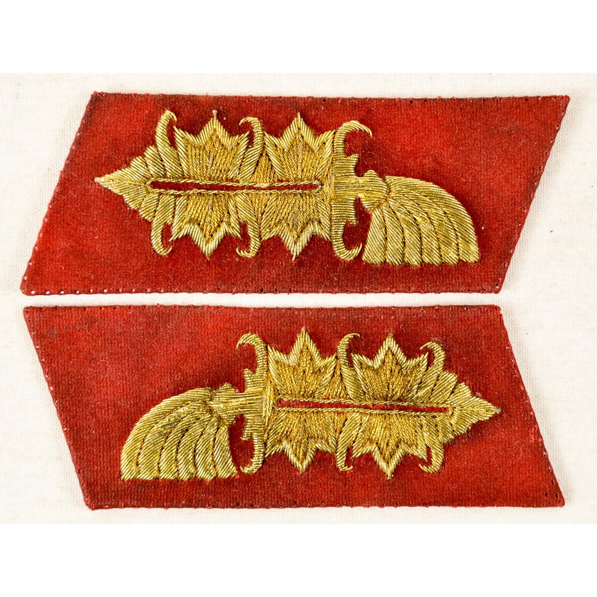 WWII German Generals Collar Tabs