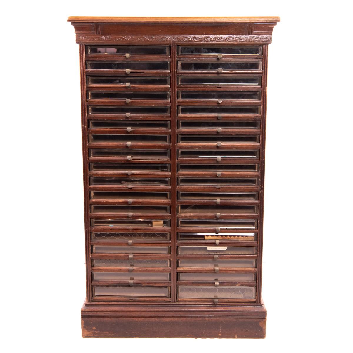 Large 36 Drawer Richardson's Spool Cabinet