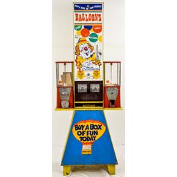 Balloon and Gum Ball Vending Machine