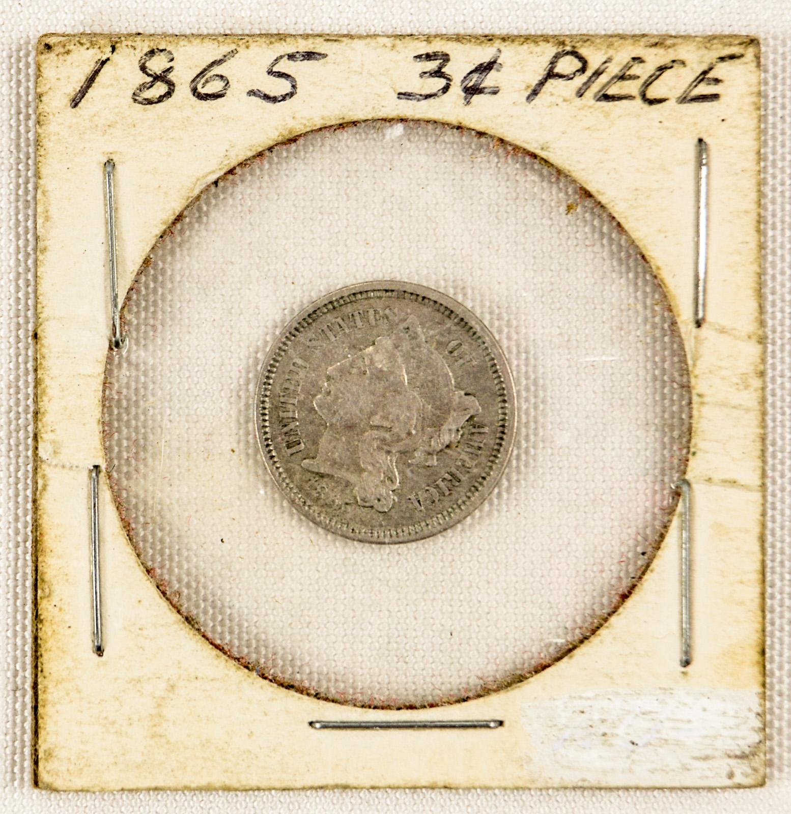 1865 3 Cent Nickel