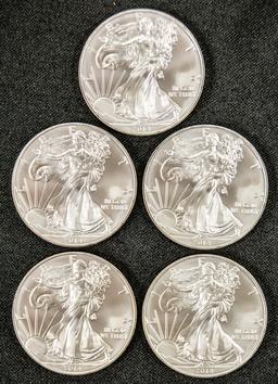 20 2014 Walking Liberty Silver Dollar Coins