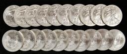 20 2014 Walking Liberty Silver Dollar Coins