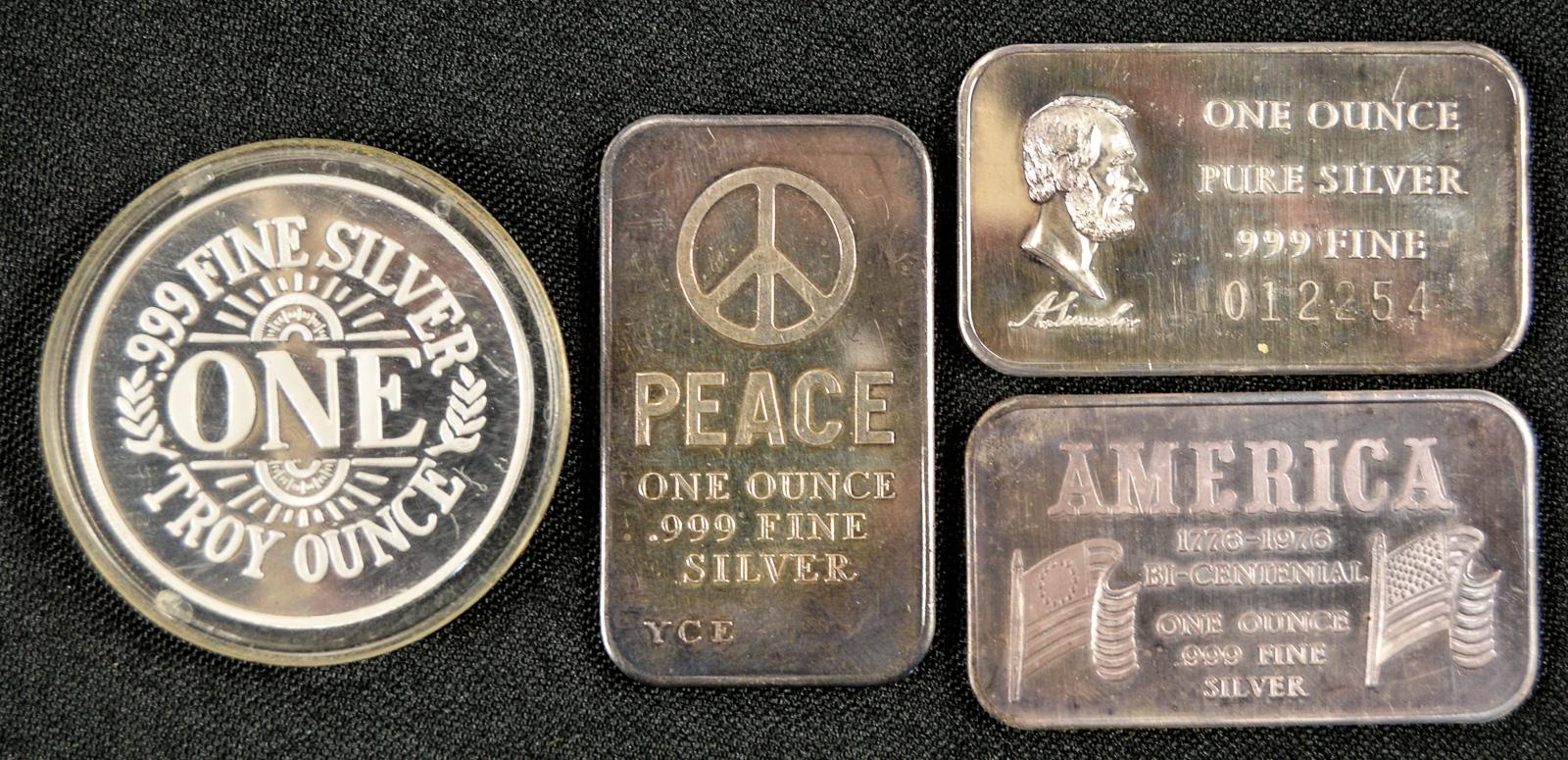 Various Silver Bullion & Ingots