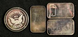 Various Silver Bullion & Ingots