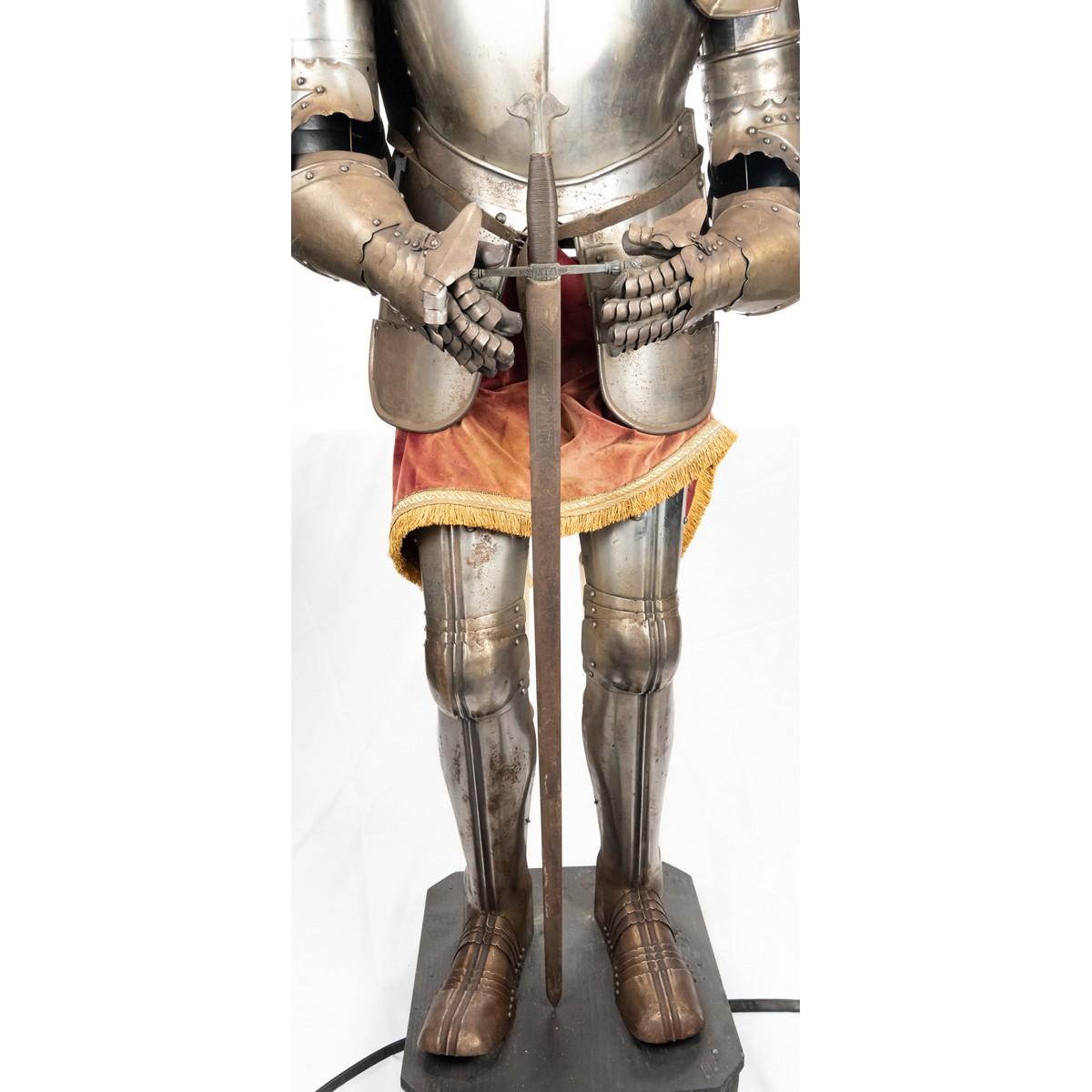 Contemporary Knight Armor Suit Display