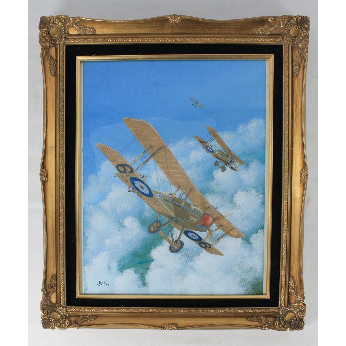 Bob Weiler "James McCudden's SE5a" Painting