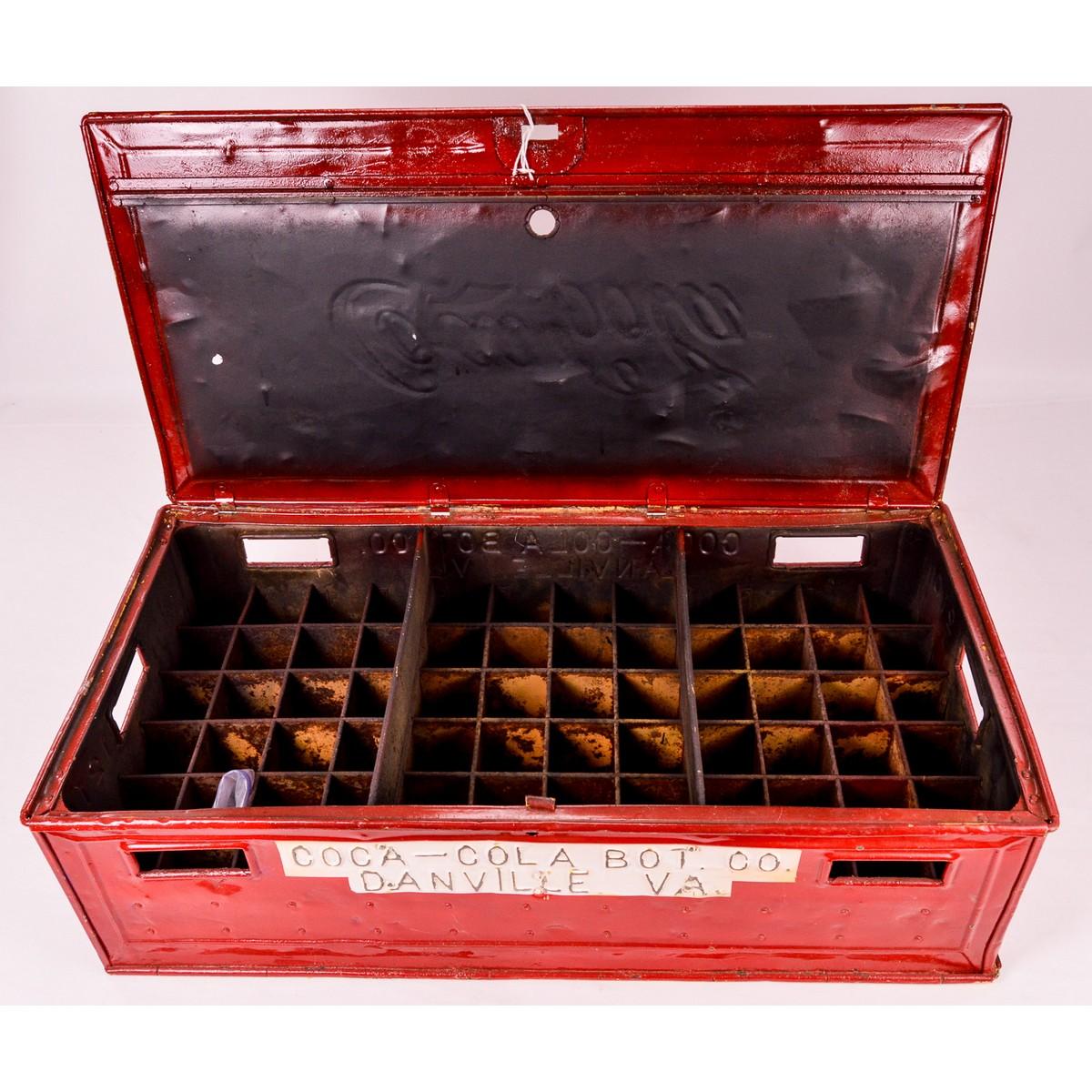 Coca-Cola Railway Metal 1210 Bottle Crate