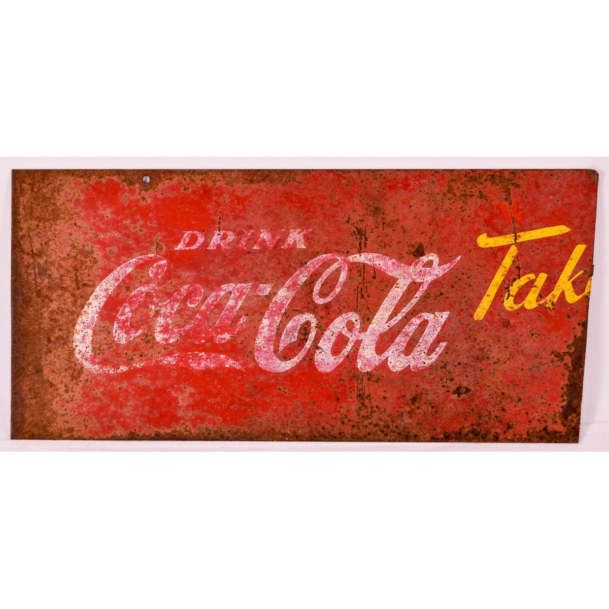 Coca-Cola Vintage Double-Sided Sign (Cut)