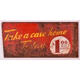 Coca-Cola Vintage Double-Sided Sign (Cut)