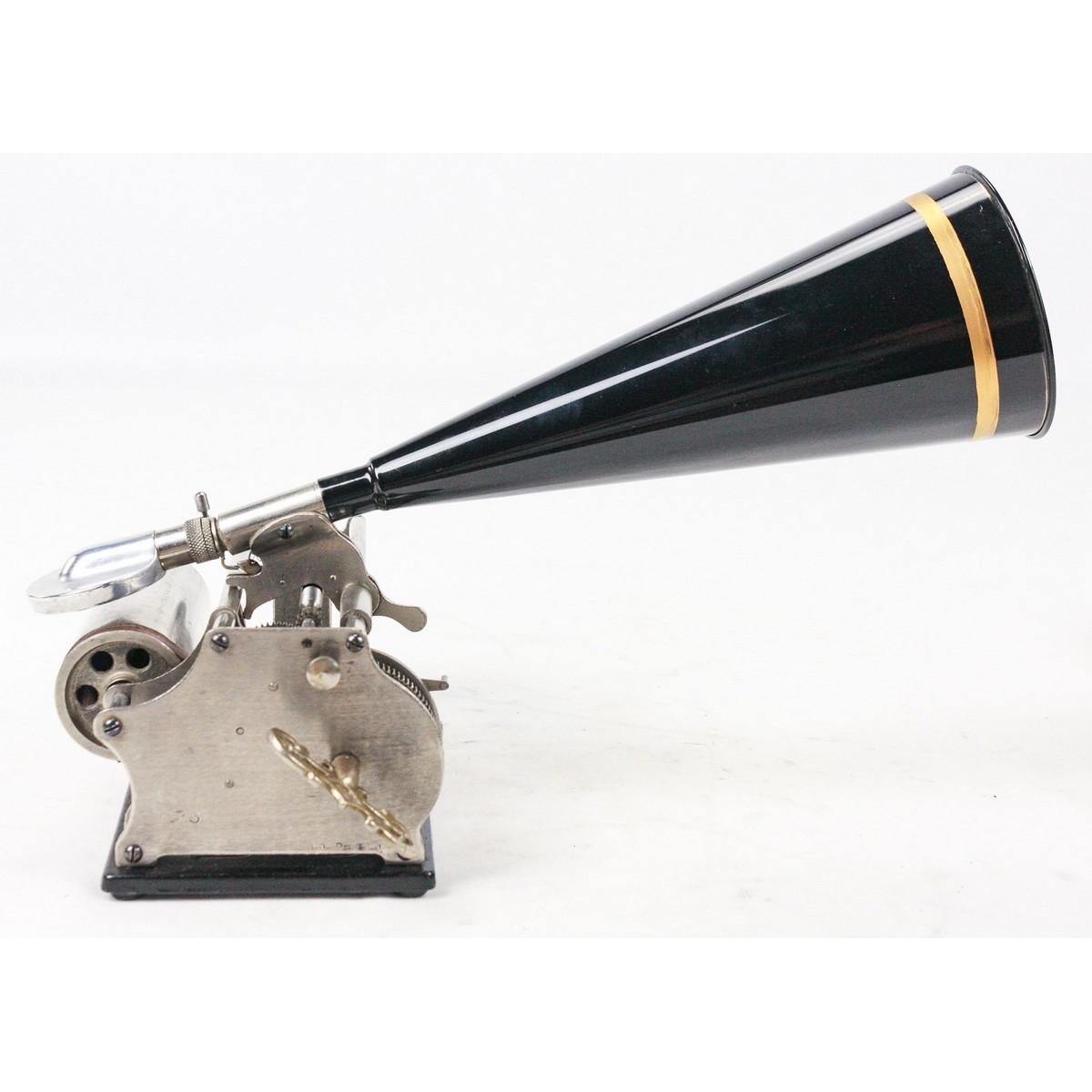 Busy Bee Open Works Q Style Cylinder Phonograph