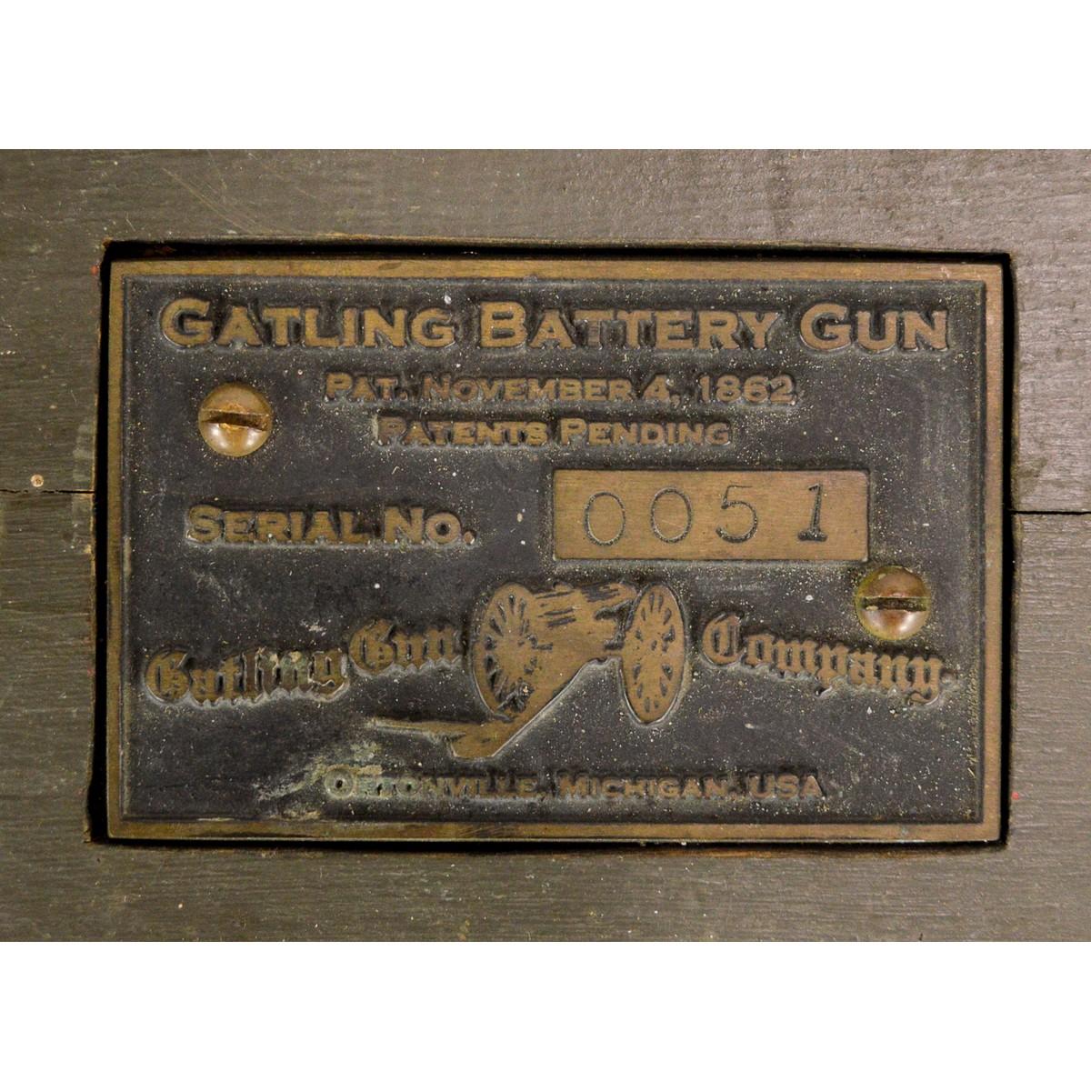 Battery Gun Co. M1862 Gatling Gun .58 Cal (M)