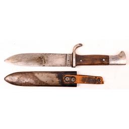 WWII German Hitler Youth Knife, replaced scales