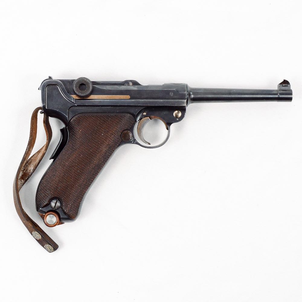 DWM Swiss Luger .30cal Grip Safety Pistol (C)13939