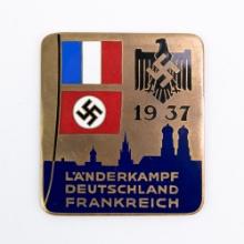 WWII Germany France Landerkampf Sports Award Medal