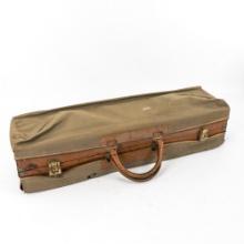 Leather Take Down O/U Shotgun Case w/ Canvas Case