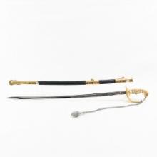 WWII German Navy Lionhead Dress Sword-Modern