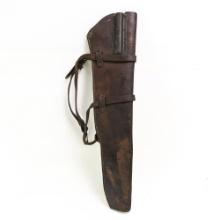 WWII US M1 Leather Rifle Vehicle Scabbard-Jeep