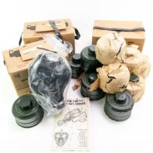 3 Israeli Gas Masks with 12 Extra Filters