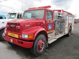 2000 International 4900 Fire Truck