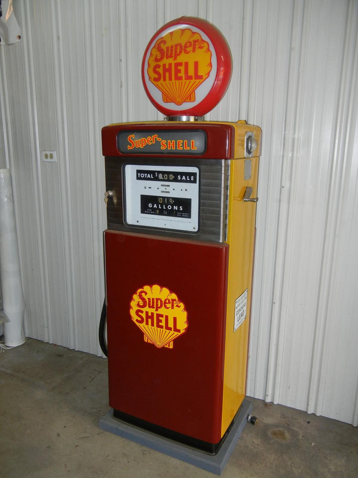 Super Shell Antique Gas Pump