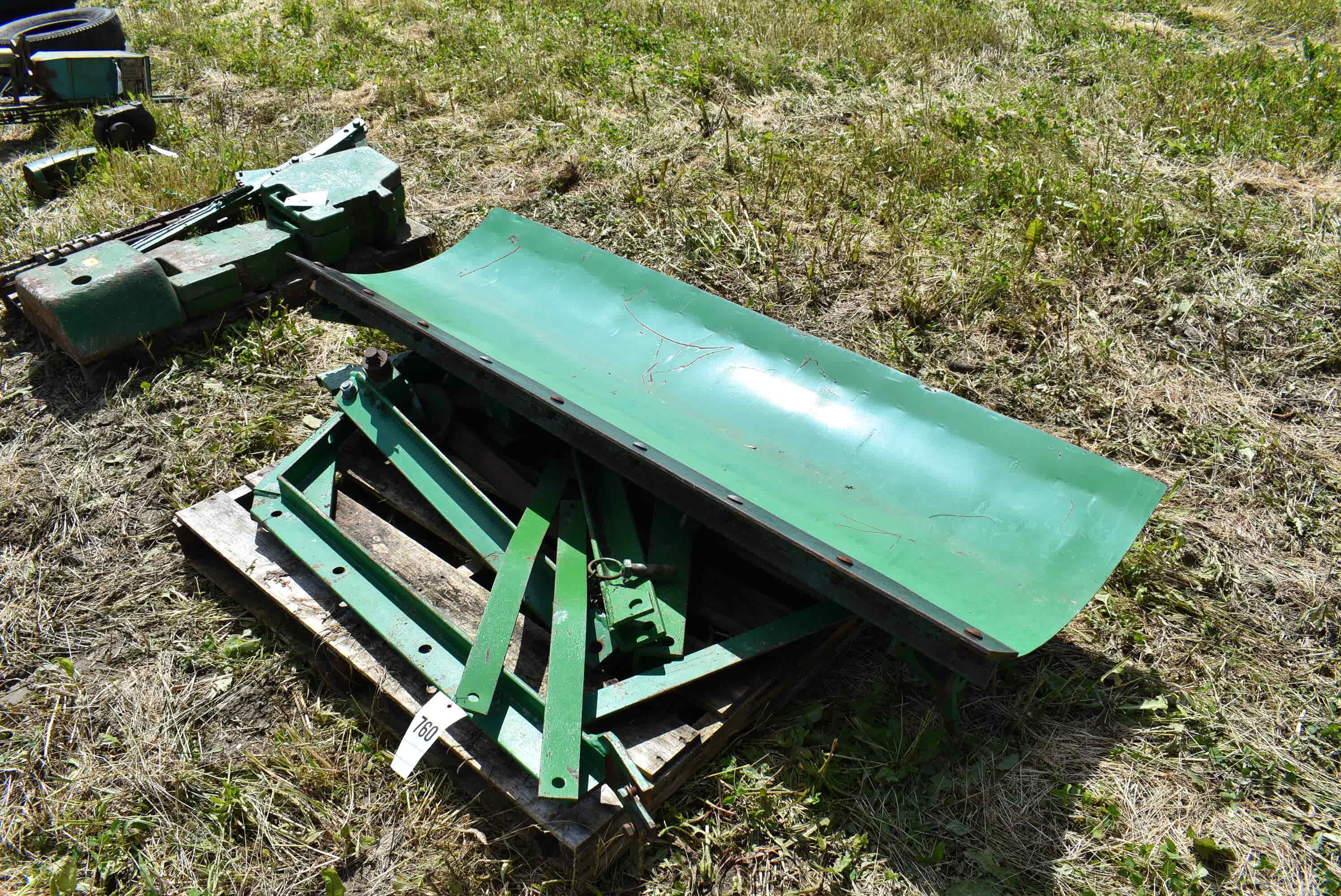 JD 6’ front mount plow