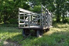 8x16 wooden basket wagon