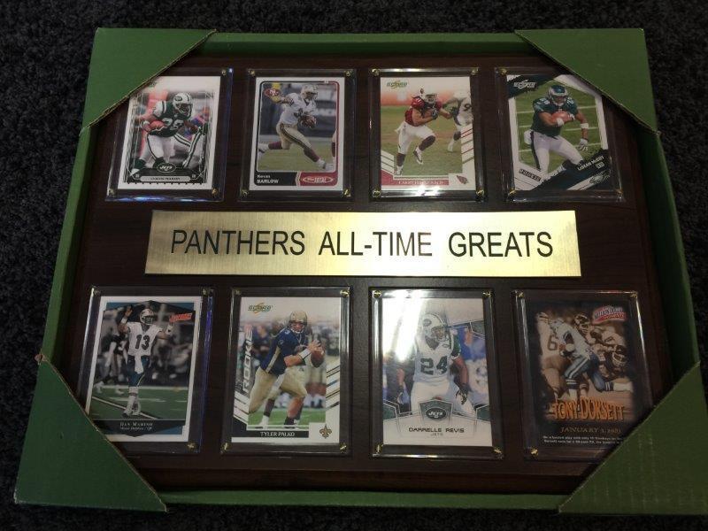 Panthers All-Time Greats Card Framed Collection