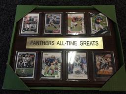 Panthers All-Time Greats Card Framed Collection