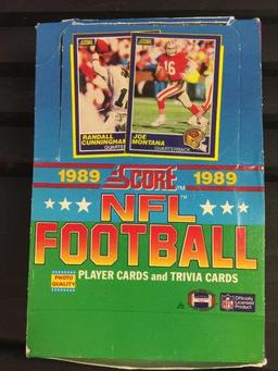 1989 Score NFL Football Card Box Sealed